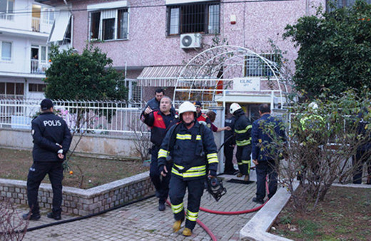 Aydın'da kızlar pansiyonu ateşe verdi