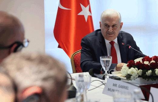 Binali Yıldırım, AB üye ülkeleri misyon şefi yardımcılarıyla buluştu