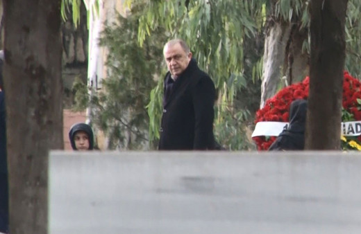 Fatih Terim, babasının mezarını ziyaret etti