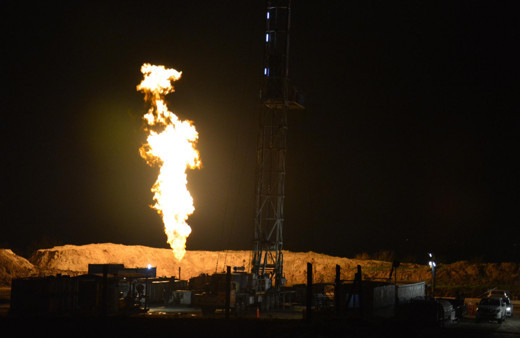 Bakan doğal gaz müjdesini vermişti: İşte ilk görüntüler!