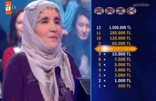 Kim Milyoner Olmak İster'e katılan Emsal Teyze'den haber var