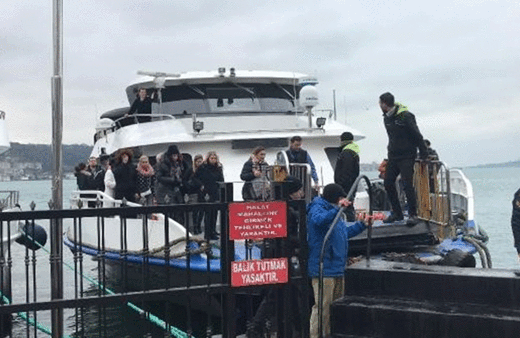 Tur teknesinden düşen kişi hayatını kaybetti