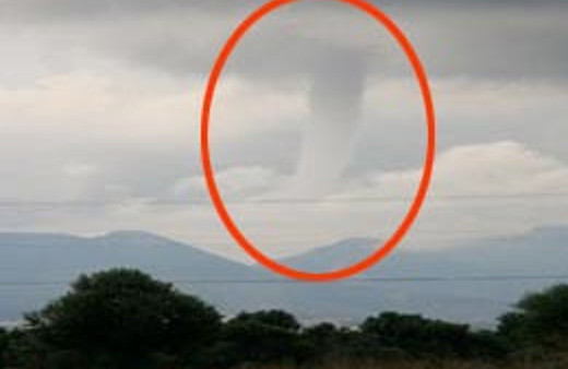 Hortum dehşeti böyle görüntülendi