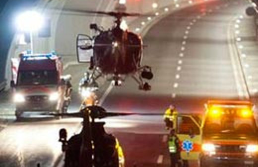 Tünel'de dehşet veren kaza!