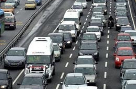 Trafikteki motorlu taşıt sayısı arttı