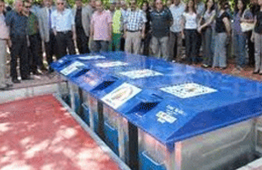 Çöp konteynerleri yeraltına iniyor