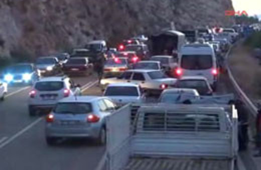 Fethiye'de halk dağlara kaçtı