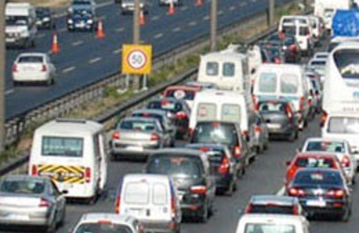 Trafiği felç eden kaza