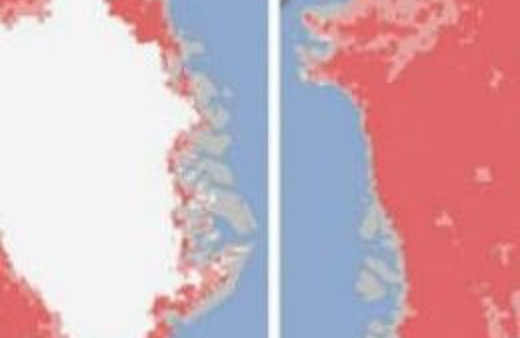 Korkunç hızla eridi, bitti!