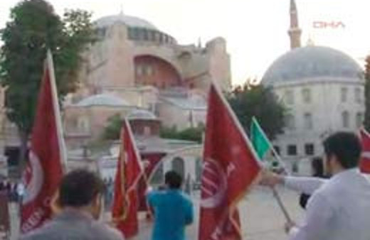 Ayasofya'da bayram namazı