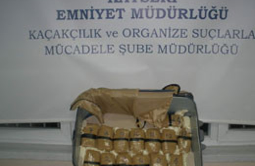Kayseri'de eroin operasyonu