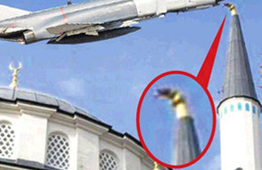 Erdoğan'ın evine teğet geçen uçak