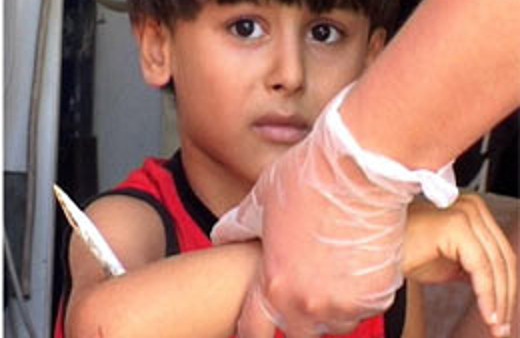 Demir korkuluğa düşünce