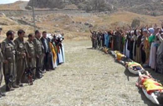 Kato dağında skandal&nbsp;PKK töreni!