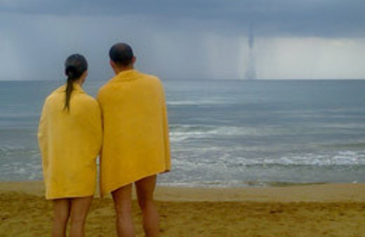 Antalyalılar hortumu böyle izledi