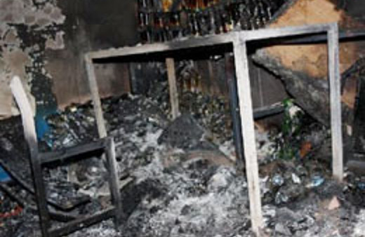 Yüksekova'da  lise kundaklandı!