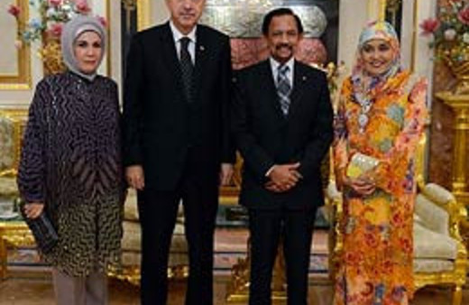 Başbakan Brunei Sultanı ile görüştü