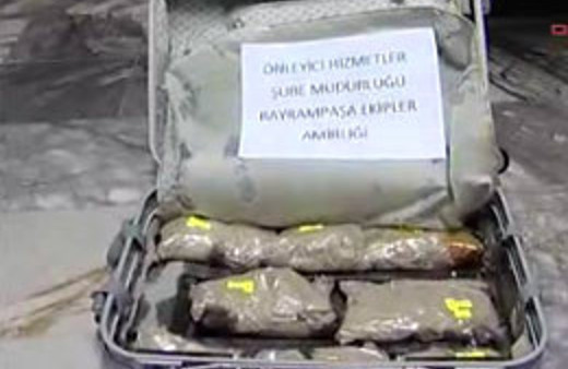 52 kilo eroin bakın nereden çıktı!