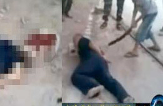 Bu inanılmaz vahşeti çocuğa yaptırdılar!