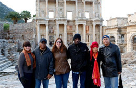 Blues sanatçıları Efes'i ziyaret etti