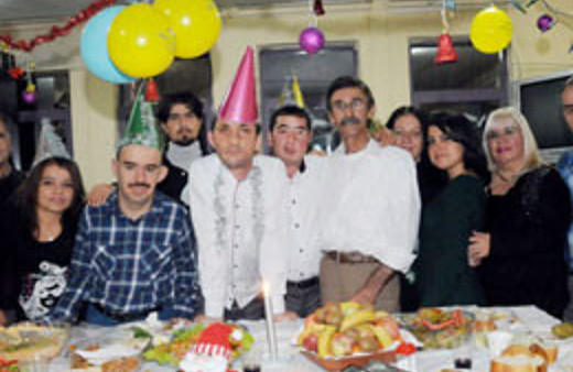 Yüz yüze yılbaşı kutlaması!