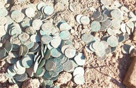 Foseptik kuyusundan hazine çıktı