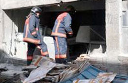 Kompresör bomba gibi patladı!