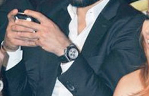 Kolundaki saat tam 45 bin dolar!