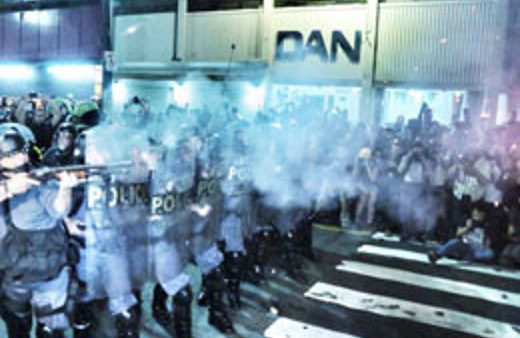 Brezilya'da büyük çatışma