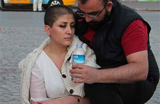 Durma eylemine fazla dayanamadı