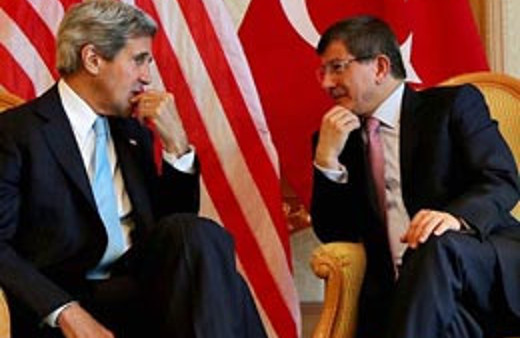 Davutoğlu Kerry'e skandalı sordu
