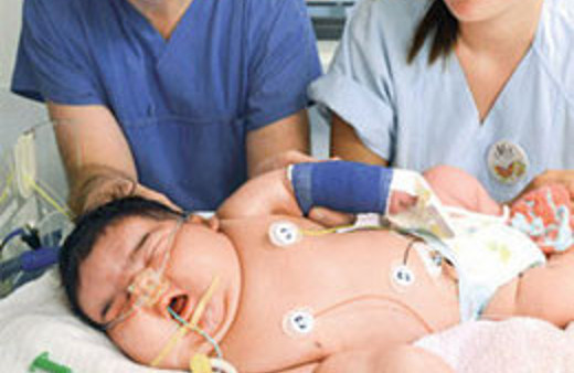 İşte dünyanın en kilolu bebeği