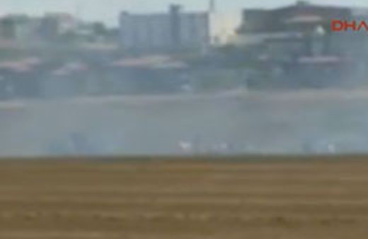 Silivri tarlalarında yangın çıktı