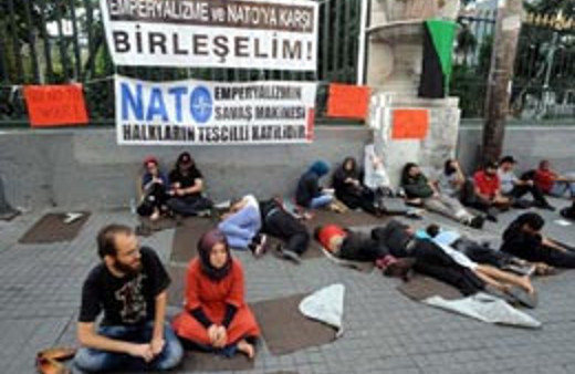 Antikapitalist Müslümanlardan Suriye eylemi