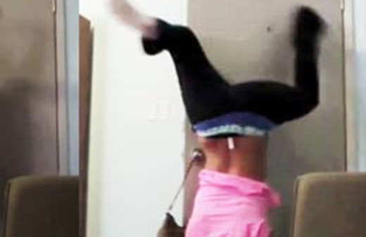 Yanan kız meğer televizyon şakasıymış