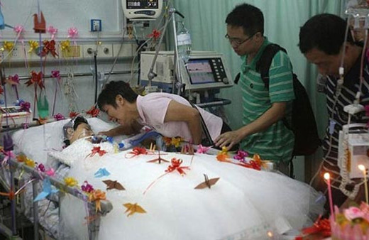 Yılın en&nbsp;aşk ve hüzün dolu düğünü!