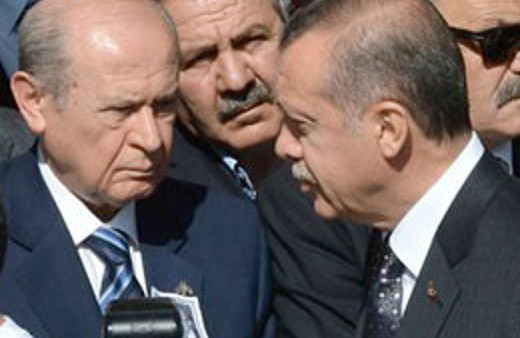 Erdoğan ve Bahçeli tokalaşmadı