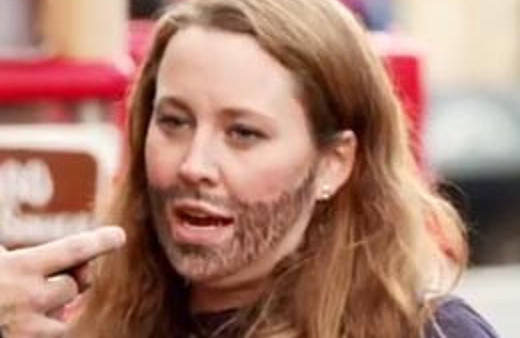 Boston'da kadınlar bile sakallı