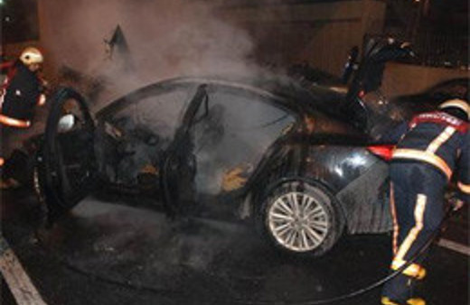 Topbaş'ın konvoyunda korkutan kaza