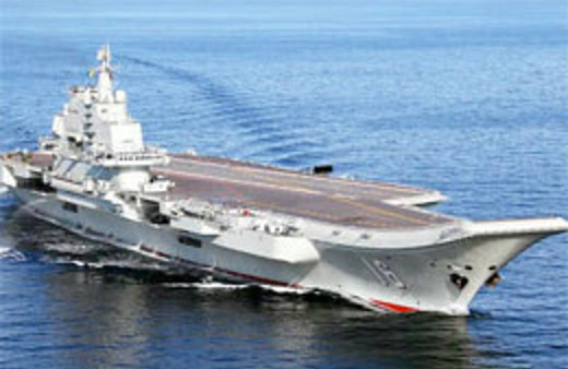 Çin'in ilk uçak gemisi suları ısındırdı