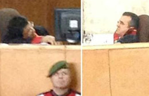 Uyuyan hakim ve savcıyı çeken yandı