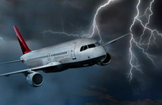 &nbsp;Havada çifte&nbsp;yıldırım paniği