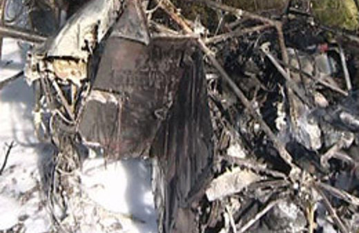 KKTC'de helikopter düştü