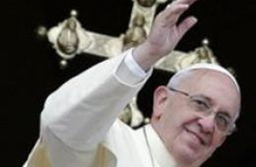 Papa ağlama duvarında dilek diledi