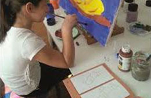 10 yaşındaki ressamdan büyük başarı