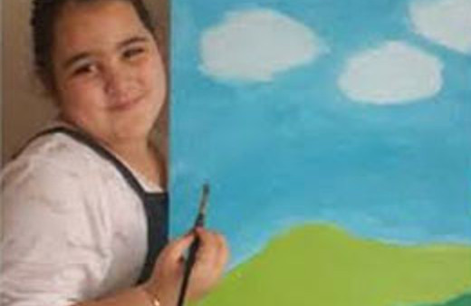 8 yaşındaki ressamın sergisini kaçırmayın