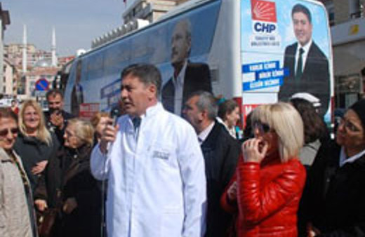 CHP adayından görülmemiş protesto