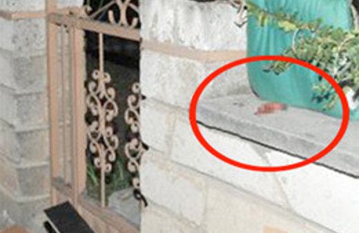 Bahçe duvarına öyle bir şey bıraktılar ki