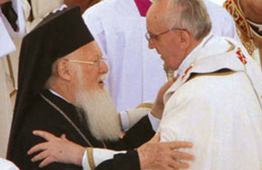 Papa ile Rum Patriği Kudüs'te buluştu
