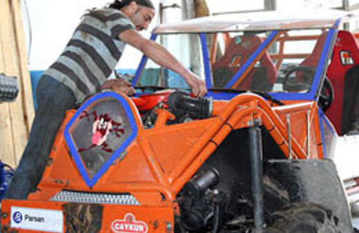 Doğalgaz borularından offroad araç!